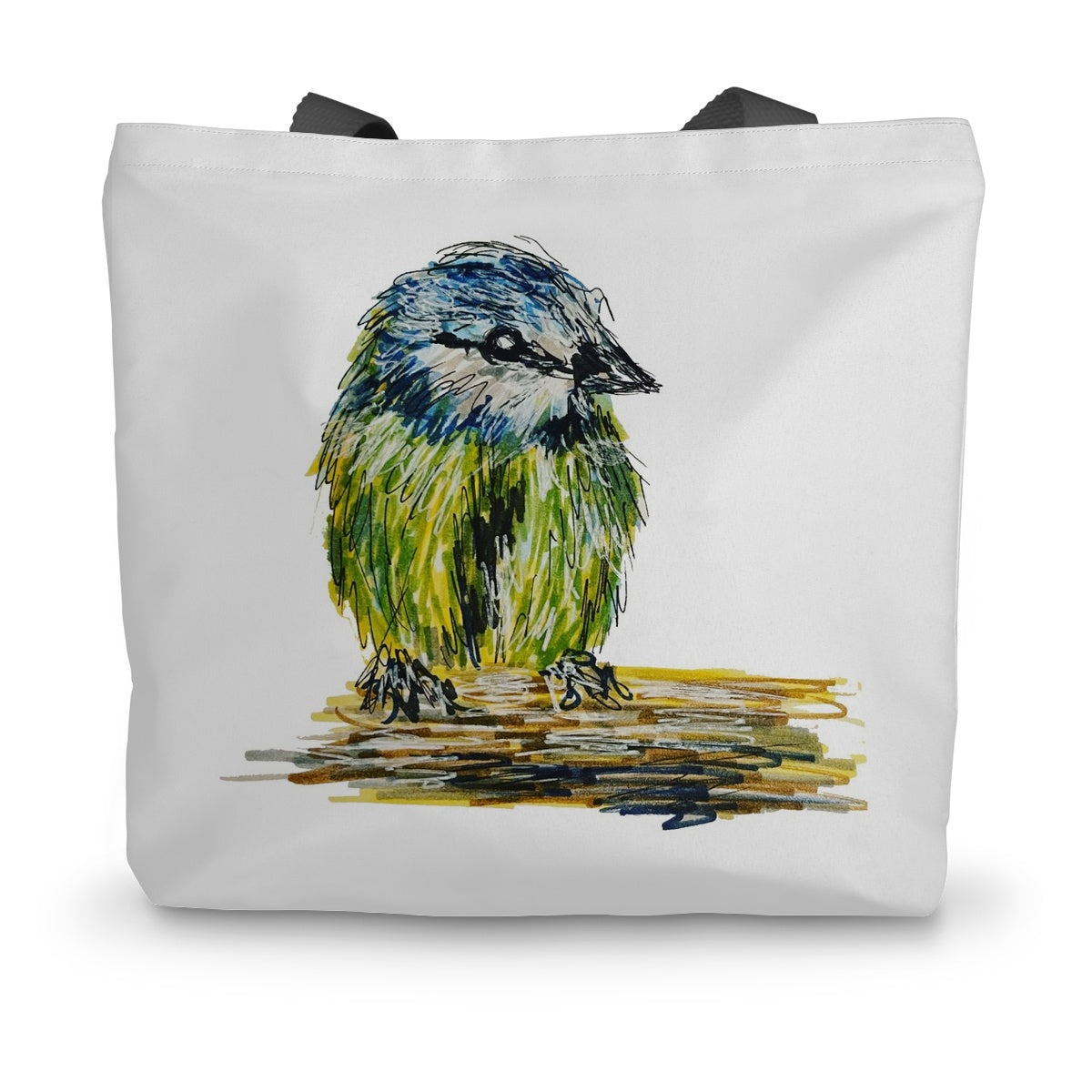 Bluetit Canvas Tote Bag