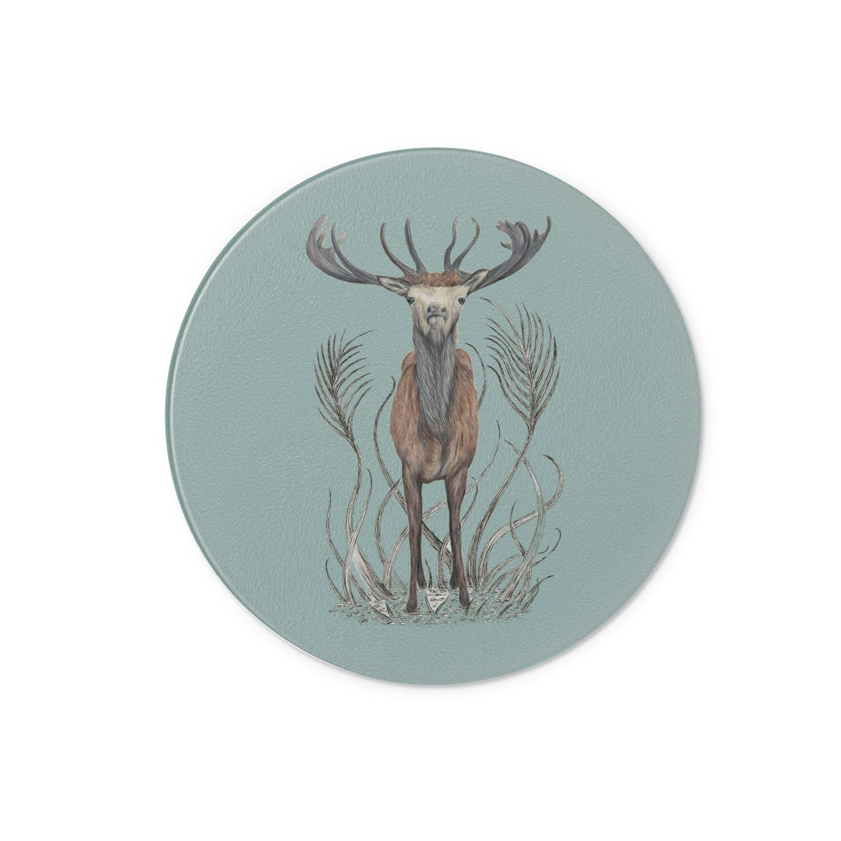 Stag Glass Chopping Board