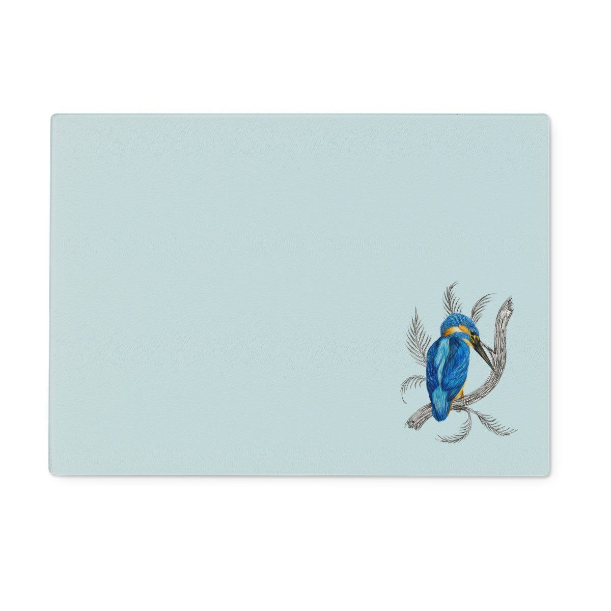 Kingfisher Glass Chopping Board