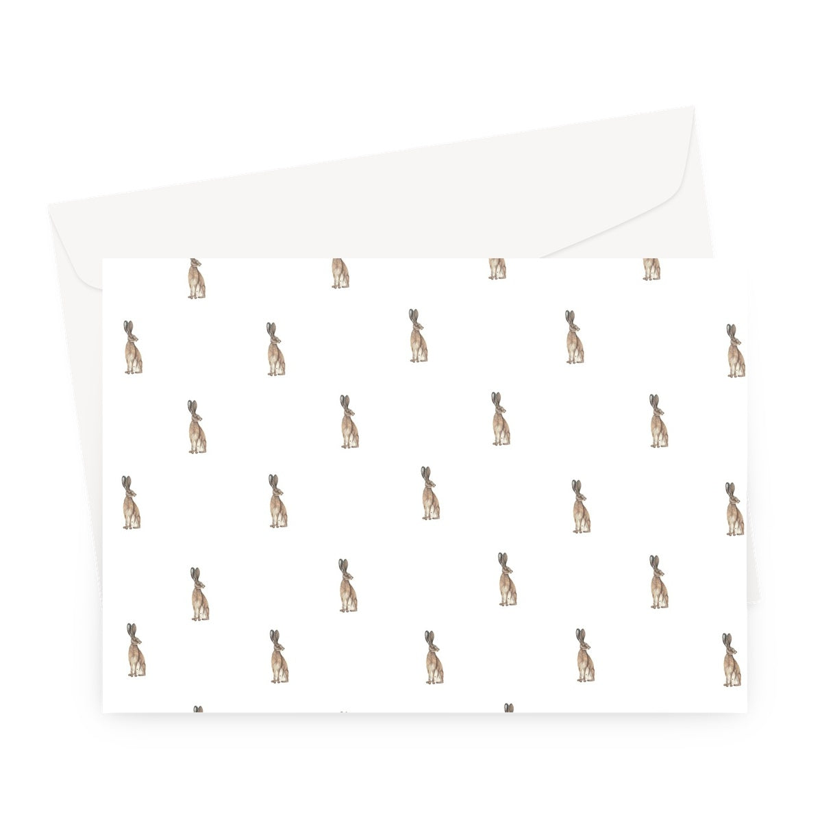 Hares Greeting Card