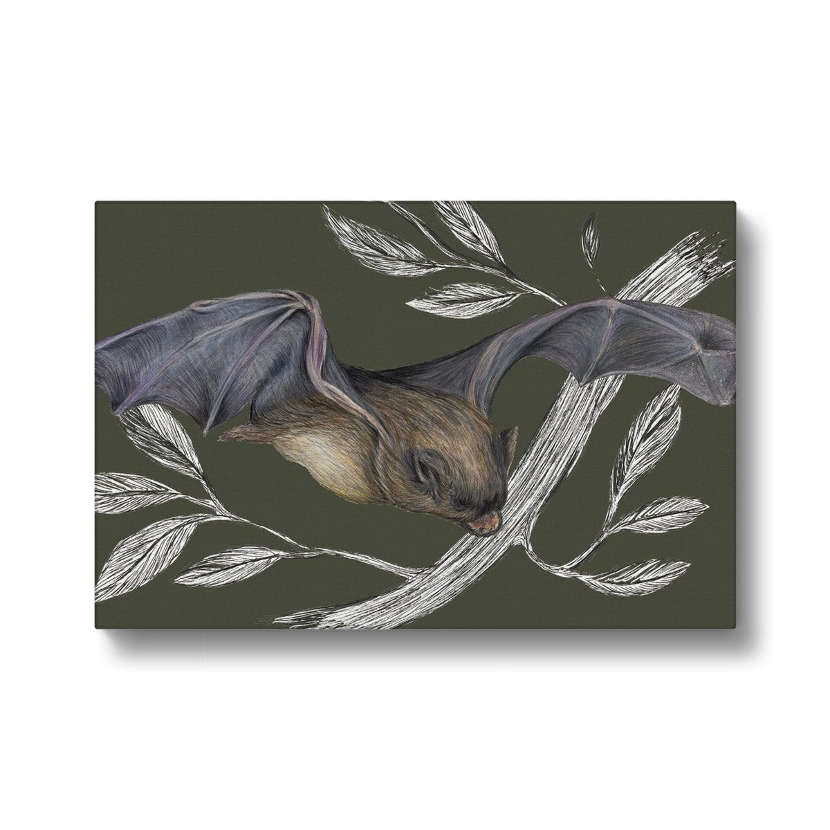 Bat Forest Canvas