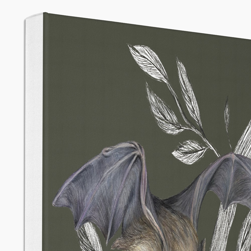 Bat Forest Canvas