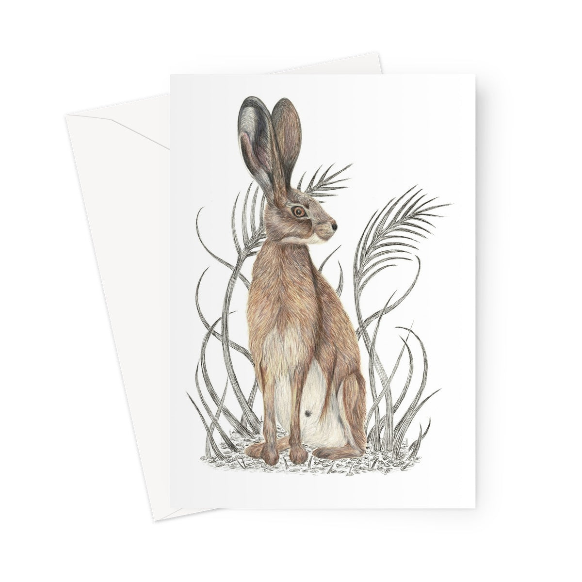 Hare Greeting Card