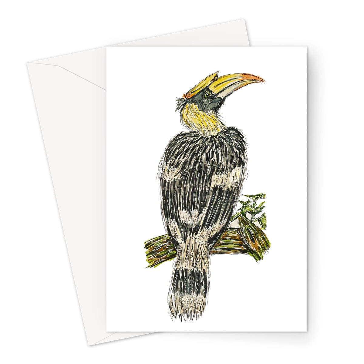 Hornbill Greeting Card