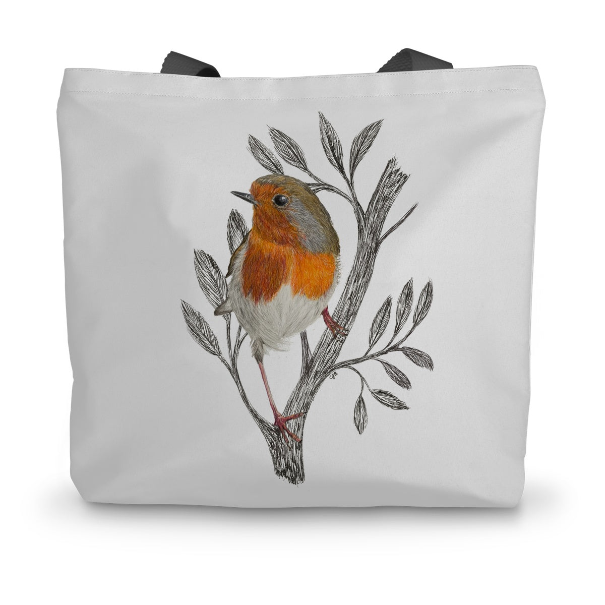 Robin Canvas Tote Bag