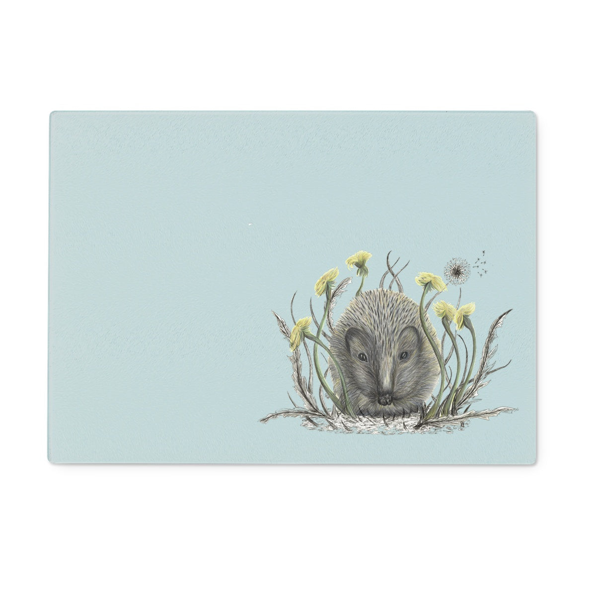 Hedgehog Glass Chopping Board