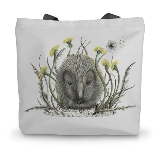 Hedgehog Canvas Tote Bag