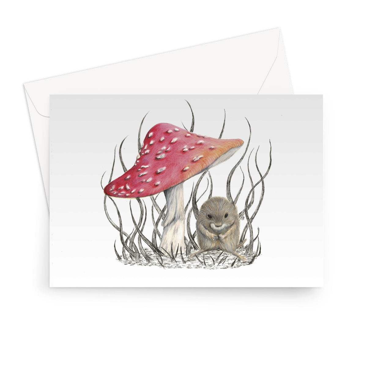 Vole Greeting Card