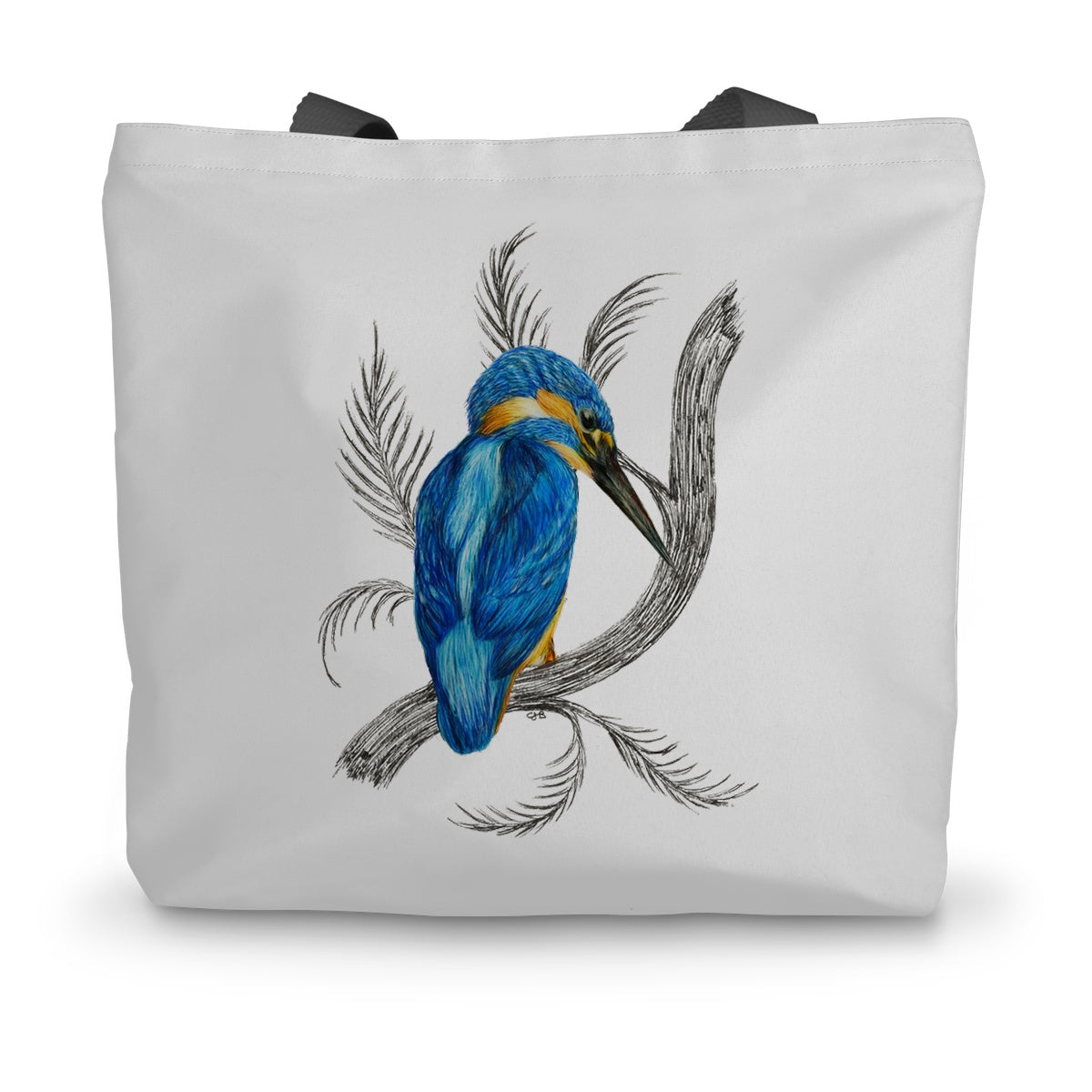 Kingfisher Canvas Tote Bag