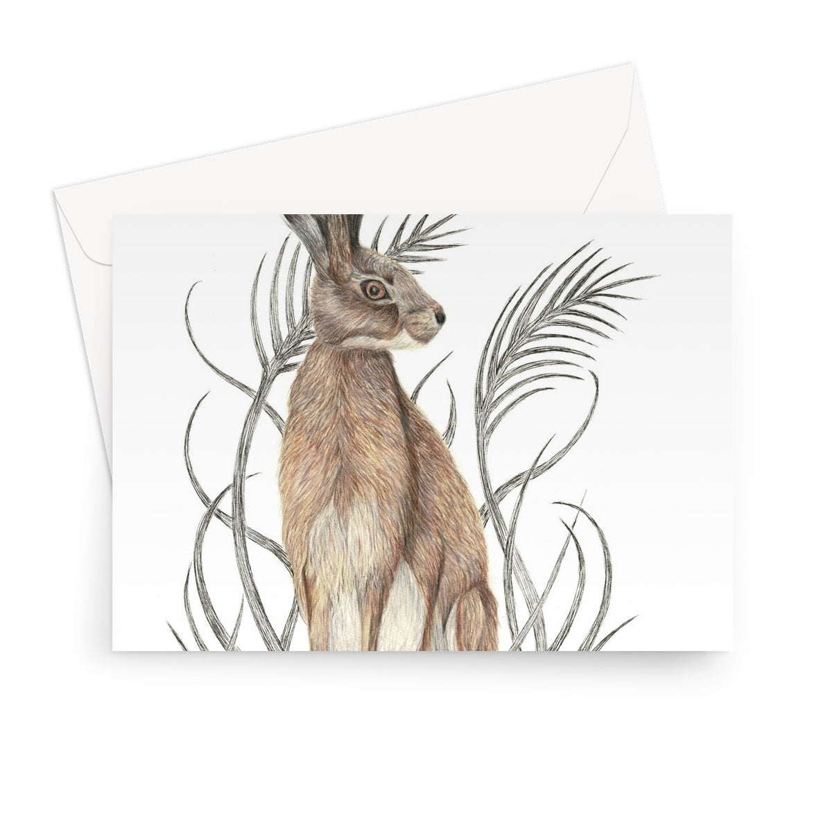 Hare Greeting Card