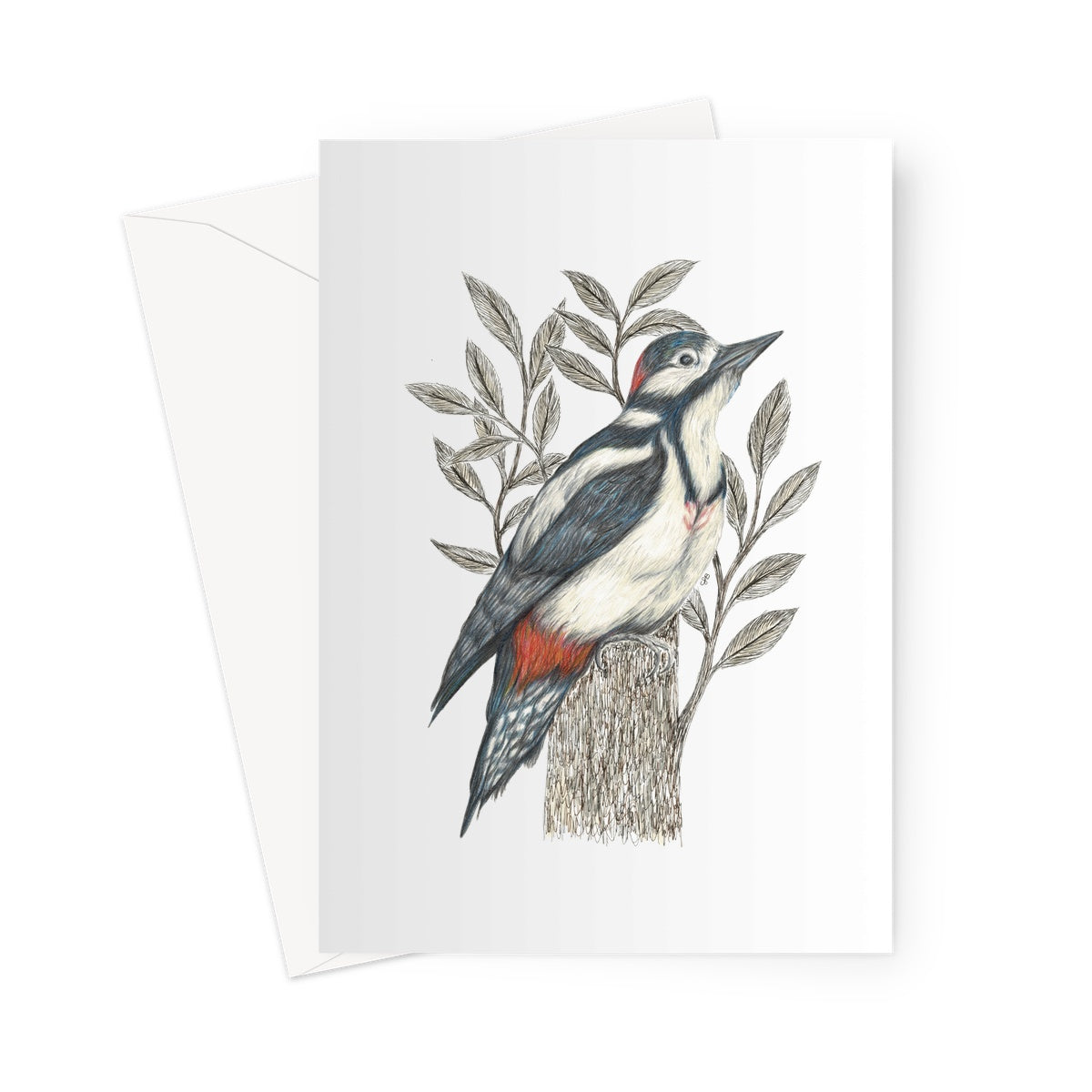 Woodpecker Greeting Card