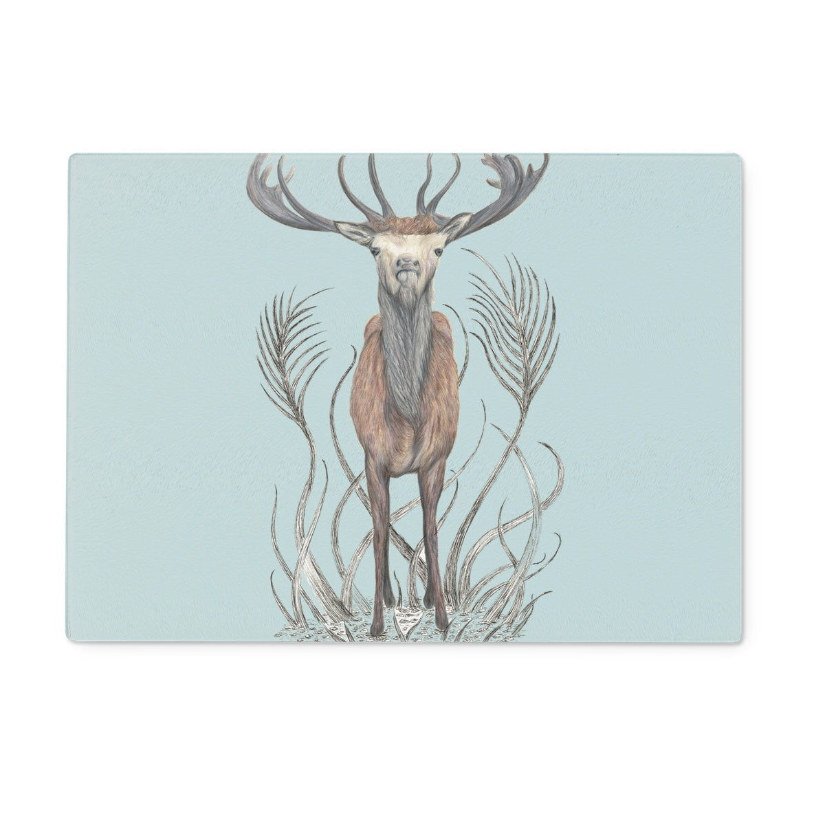 Stag Glass Chopping Board