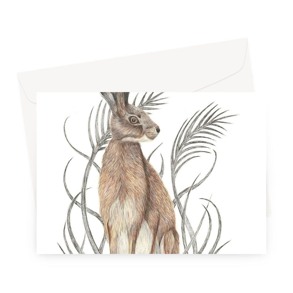 Hare Greeting Card